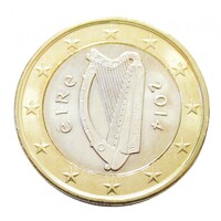 Írország,1 euro 2014 aUNC+ ötvözet