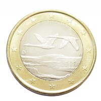 Finnország,1 euro 2011 aUNC+ ötvözet