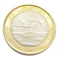 Finnország,1 euro 2010 aUNC+ ötvözet
