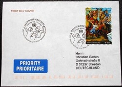 ENSZBf430-1f / ENSZ Bécs 2004 Emberi Jogok bélyegsor FDC-ken futott