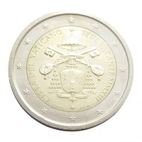 Vatikán,2 euro 2013 - Sede Vacante aUNC+ ötvözet