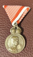 IV. Károly Bronz Katonai Érdemérem Signum Laudis