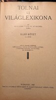 Tolnai Új Világlexikona 1926 – 5 eredeti kötet  5. 2. 1.  3. 4. kötet