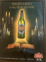 Stella Artois N.A. Glass-Printed Advertisement – 