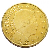 Luxemburg,50 eurocent 2003 aUNC+ ötvözet