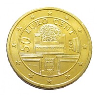 Ausztria,50 eurocent 2007 aUNC+ ötvözet