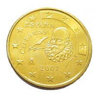 Spanyolország,50 eurocent 2007 aUNC+ ötvözet