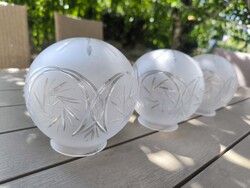 Cut Glass Shade for 3 Dining Room Wall Lamps