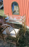 Vintage Vanity Table with Chair