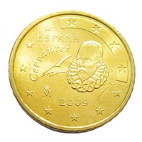 Spanyolország,50 eurocent 2009 aUNC+ ötvözet