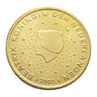 Hollandia,50 eurocent 2000 aUNC+ ötvözet