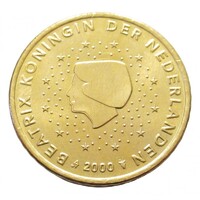 Hollandia,50 eurocent 2000 aUNC+ vas