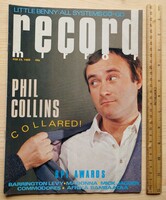 Phil Collins címlap | Record Mirror magazin 1985 feb 23 | Mick Jagger Madonna Bambaataa Commodores
