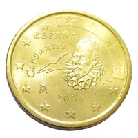 Spanyolország,50 eurocent 2004 aUNC+ ötvözet