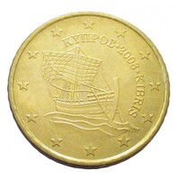 Ciprus,50 eurocent 2008 aUNC+ ötvözet
