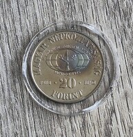 1984 – IX. Erdészeti Világkongresszus 20 Ft és 100 Ft BU