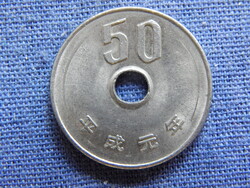 Japán 50 Yen 1989