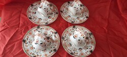 Balmoral China Longton Staffordshire English cups with saucers