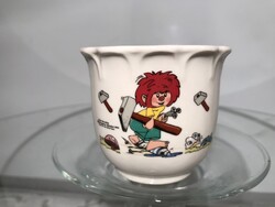 POT WITH PUMPKIN - PORCELAIN - 7 x 6 cm - GERMAN - PERFECT CONDITION