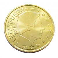 Luxemburg,50 eurocent 2010 aUNC+ ötvözet