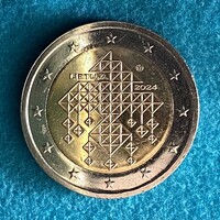 Lithuania - 2 euro - 2024 coin - Straw Gardens