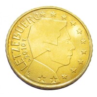 Luxemburg,50 eurocent 2010 aUNC+ ötvözet