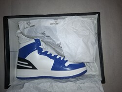 Plein Sport kék / fehér magas szárú sneaker (Új) EU 40 unisex