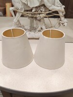Lámpabúra 2 db együtt eladó magas 13 cm Felső átmérője 9cm alsó átmérője 15 cm új darabok gyönyörű