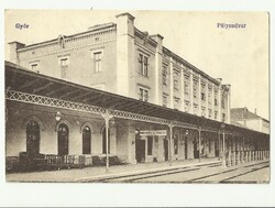 Győr-Moson-Sopron vármegye képeslapjai. Győr, Pályaudvar, ca. 1916