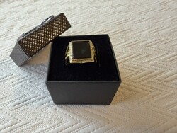18k arany pecsétgyűrű