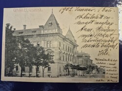 Győr-Moson-Sopron vármegye képeslapjai. Győr, Üdvözlet, ca. 1902 (sérülés)