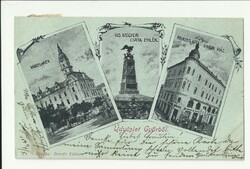 Győr-Moson-Sopron vármegye képeslapjai. Győr, 1899