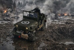 1:10 Willys Jeep RC 4WD – FÉM ALVÁZ/FUTÓMŰ – csörlő – 3 akku