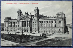 Budapest -Igazságügyi  Palota - antik   képeslap -  hátoldalán érdekes nezetközi esemény naptár 1913