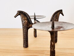 József Kótai bronze candle holder