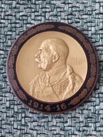Franz Joseph Commemorative Coin 1914-1916 with black enamel in original box