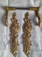 Brass Door Handle with Cover
