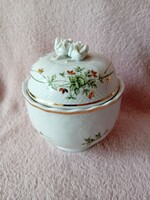 2607/11 Hollóházi porcelán Erika mintás bonbonier