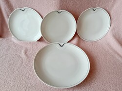 2607/18 Kaiser Domino Uppsala német porcelán süteményes készlet 1 tál + 8 tányér