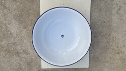 60cm-es Bonyhádi zománcos lavór, mosdó, lavor,