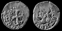 V 4113 Magyarország 1 dénár I. Lajos szerecsnfejes ÉH 433