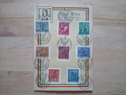 1943 június Zrínyi Ilona évfordulója emléklap alkalmi bélyegzés - Hadigondozás sor