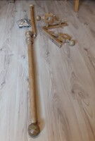 190 cm-es régi fa karnis
