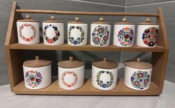 Rare Bodrogkeresztúri Spice Jars