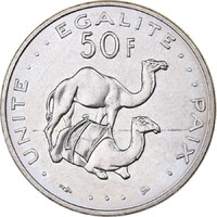 Djibouti / Dzsibuti 50 Francs 1999 - Tevepár - verdefényes