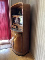 NAGYON SZÉP 20.sz. eleji Jugendstil szecessziós kistálaló szekrény