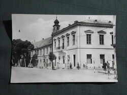 Képeslap,Mosonmagyaróvár,Lenin út látkép,részlet,1959-
