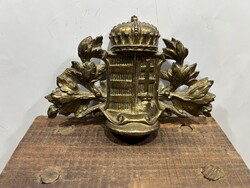 Antik bronz magyar címer
