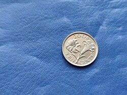 BERMUDA-SZIGETEK TEN CENTS / 10 CENT 2008 VIRÁG LILIOM! II.ERZSÉBET IDŐS!