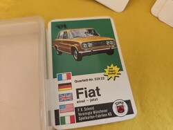 Retro Fiat Car Card '1969'
